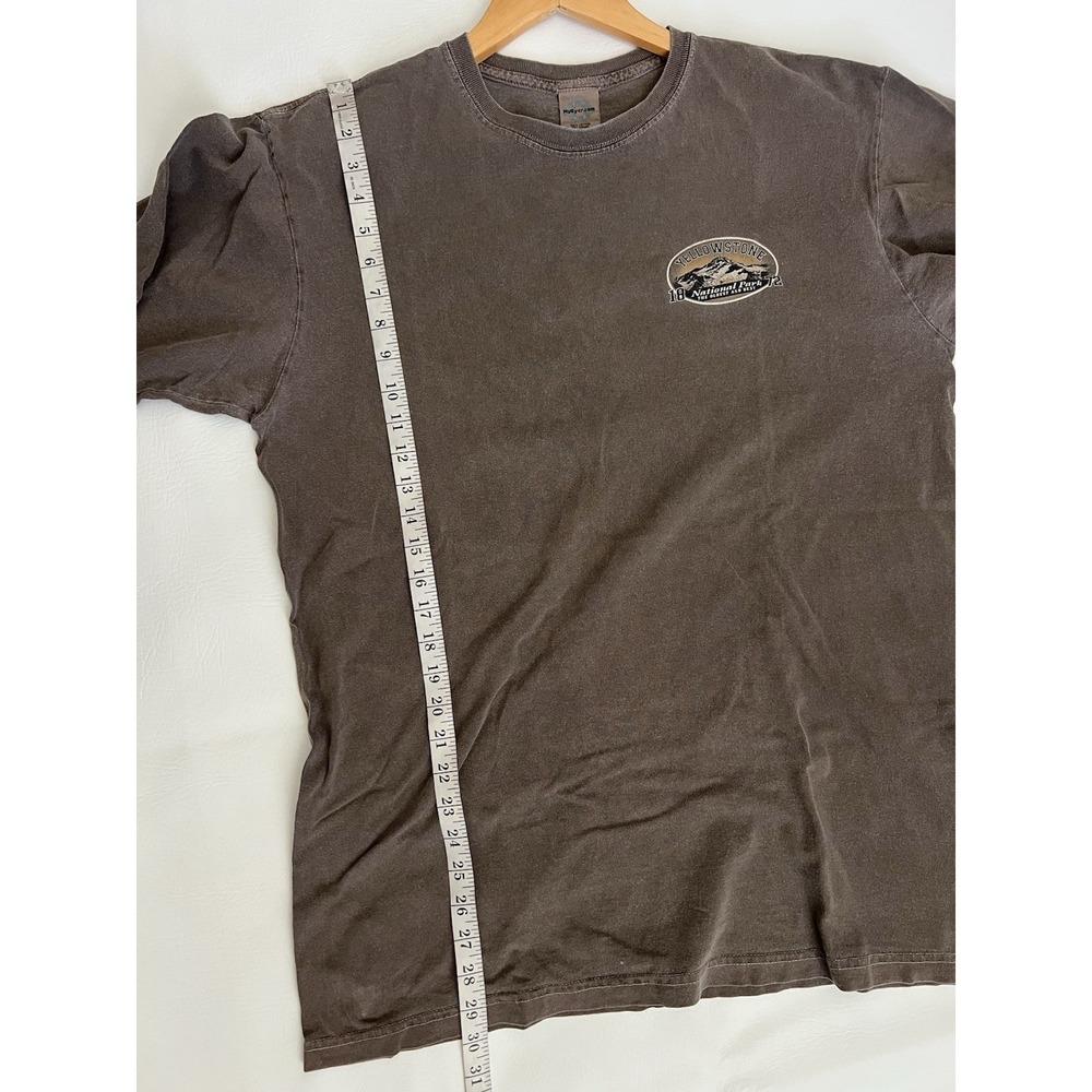 Yellowstone National Park Graphic Tee Men's  XL Faded Distressed Vintage - Picture 8 of 8